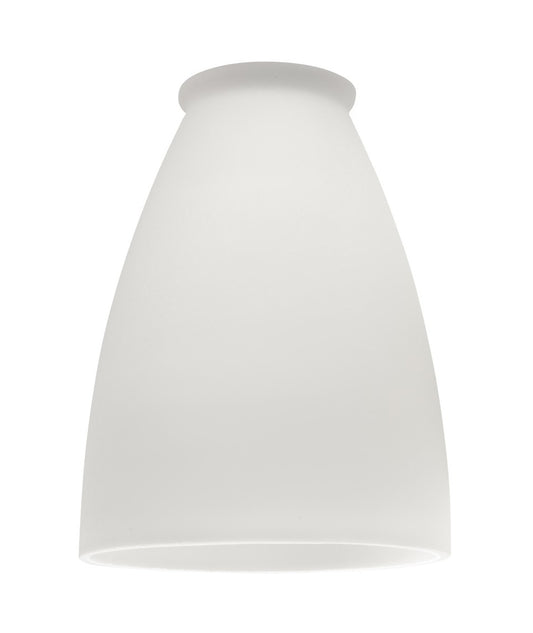 Craftmade - 411W,  2 1/4" Glass- Frosted Matte White Slim Cone