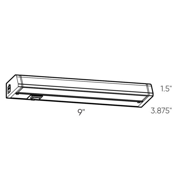 Dals - 9" Color Temperature Changing Pivoting Hardwired Linear
