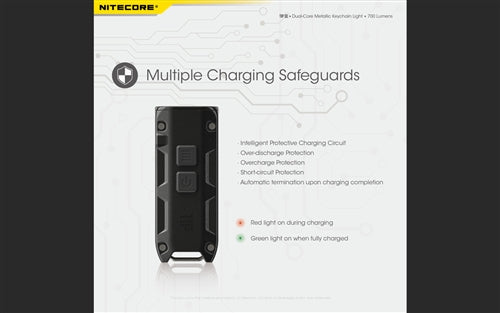 Nitecore TIP SE 700 Lumen Rechargeable Keychain EDC Flashlight