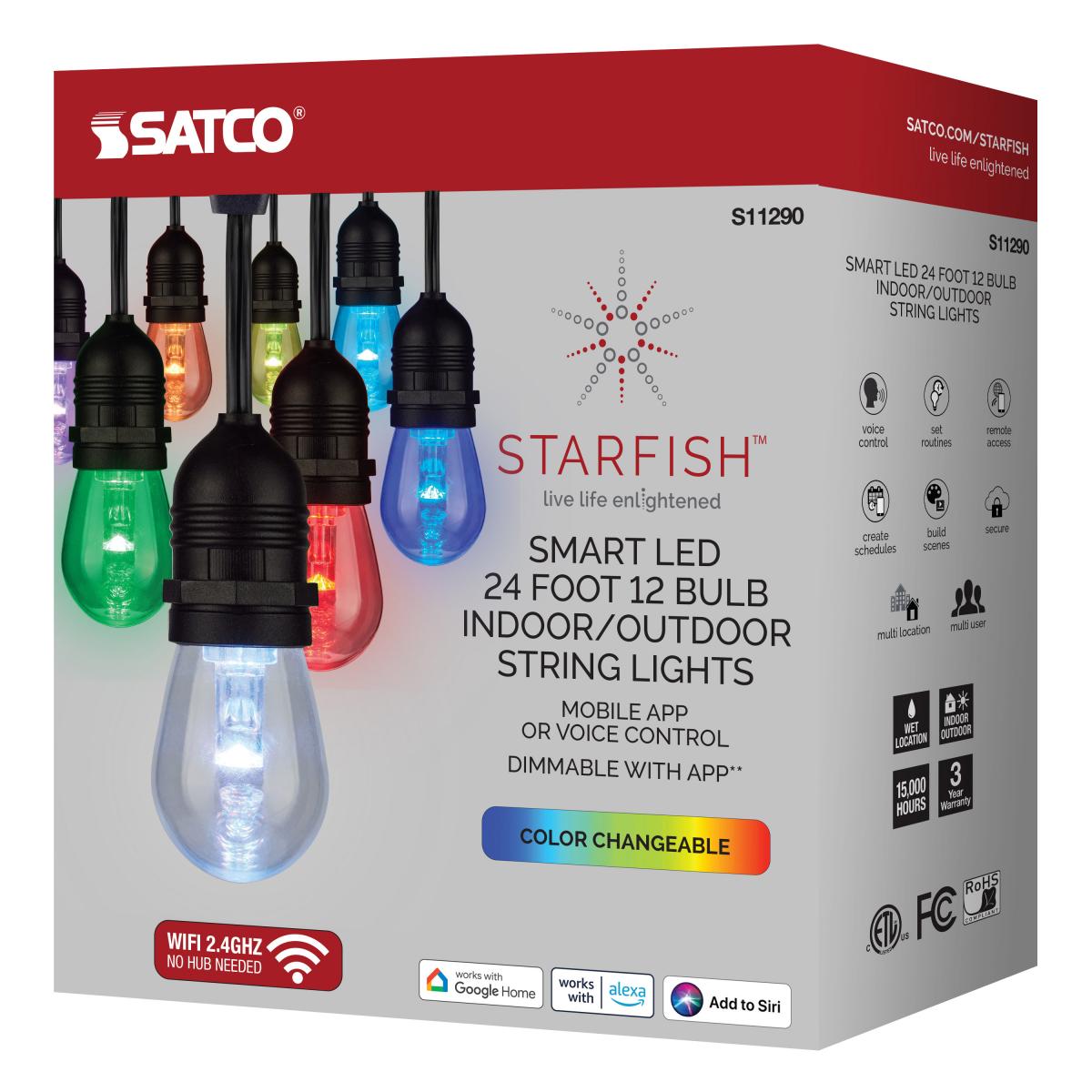 24Ft Smart Lighting LED String Light