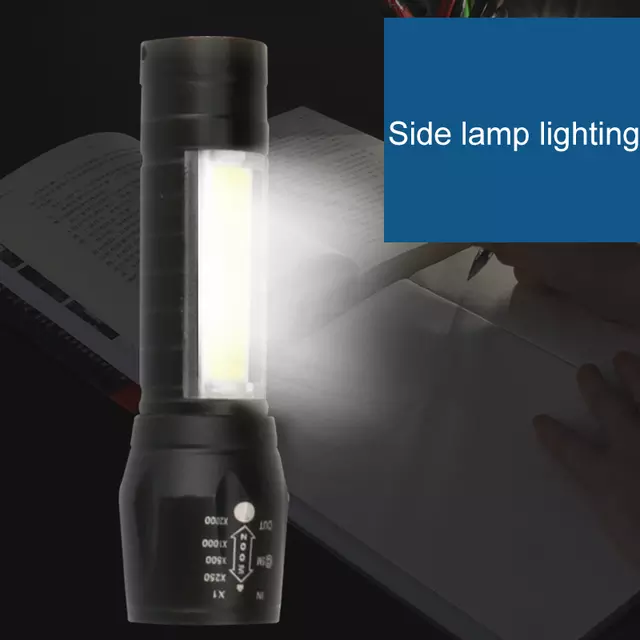 BodLED Rechargeable Mini Flashlight with Desk Lamp