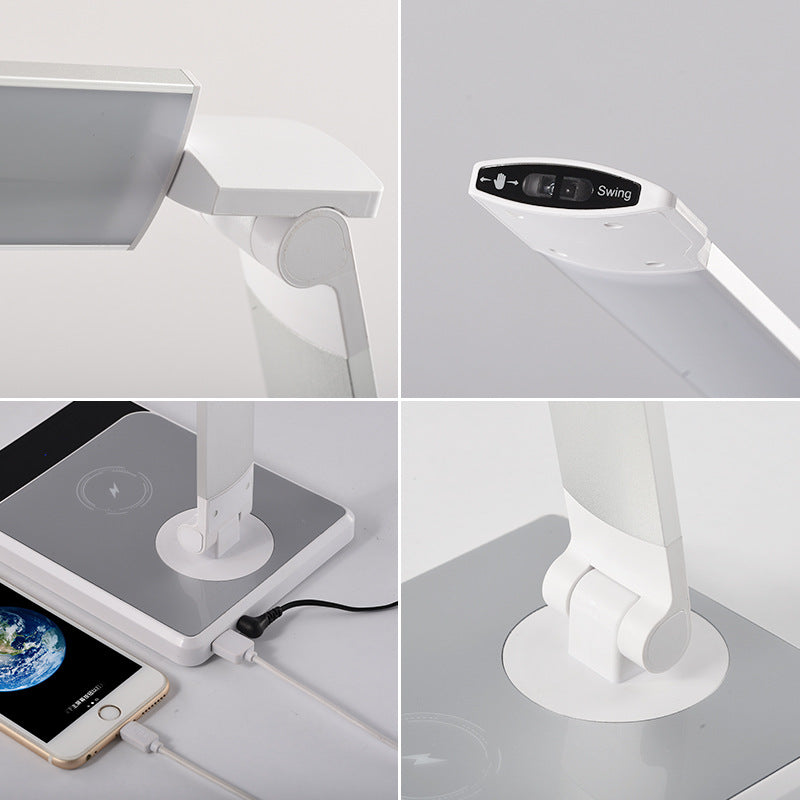 HAND SWEEP SENSOR WIRELESS CHARGE LED DESK LAMP WITH WIRELESS CHARGING FOR MOBILE PHONE