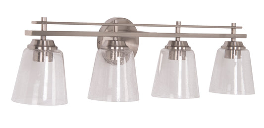 Craftmade - Drake 4 Light Vanity in Brushed Polished Nickel