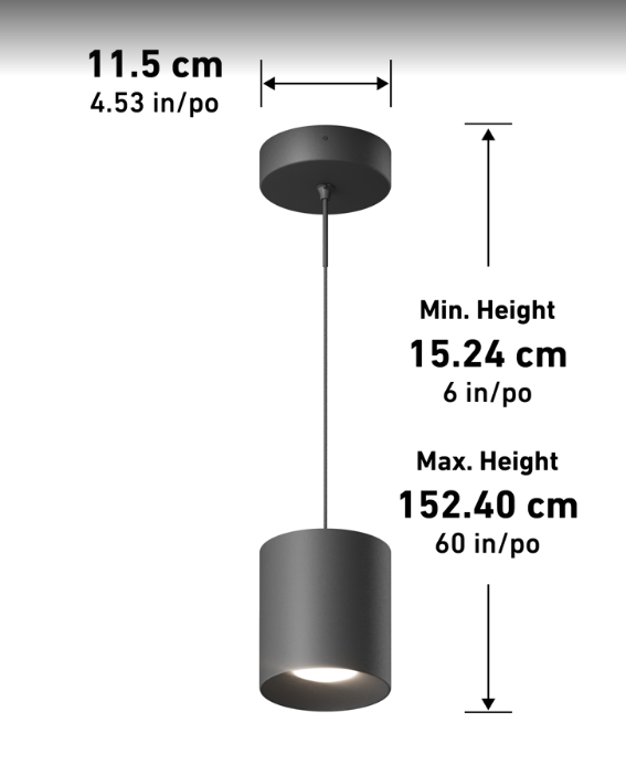 Artika BEAM PRO 6 2-IN-1 LED CEILING LIGHT MATTE BLACK