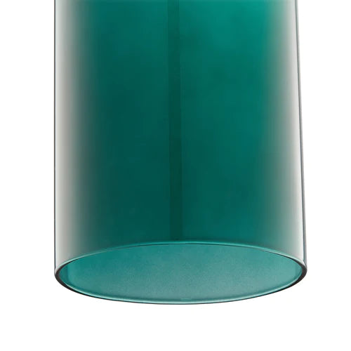Carro - GIDRA Cylinder Glass Indoor & Outdoor Pendant Light - Forest Green