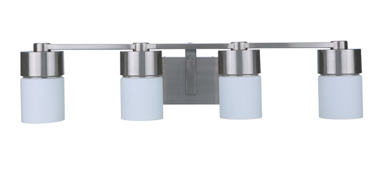 Craftmade - District 4 Light Vanity in Brushed Polished Nickel