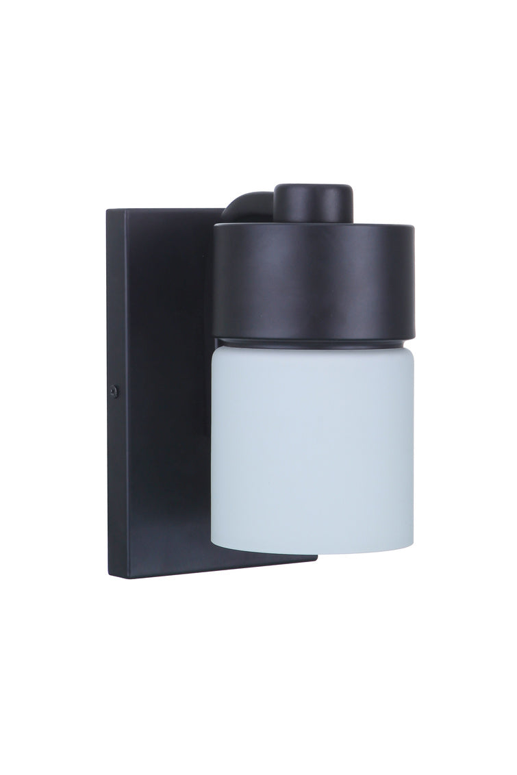 Craftmade - District 1 Light Wall Sconce in Flat Black