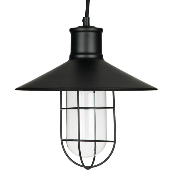 Sunlite - Vintage-Inspired Caged Canopy Pendant, Industrial Style, Farmhouse Country-Chic Decor