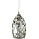Sunlite - 9 Watt LED Decorative Glass Pendant, 3000K Warm White, Brushed Nickel finish