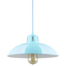 Sunlite - Vega Ceiling Pendant Light Fixture, Baby Blue Finish