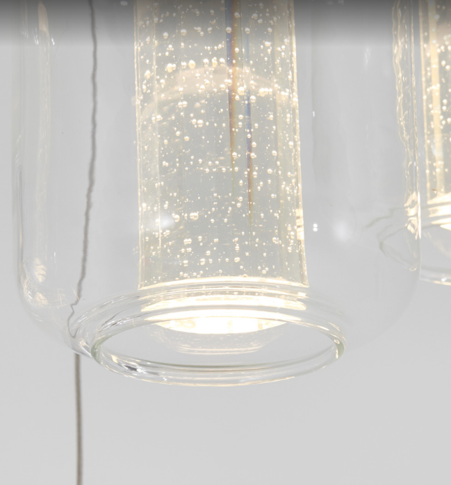 Artika Champagne Globe 4-light Integrated LED Pendant