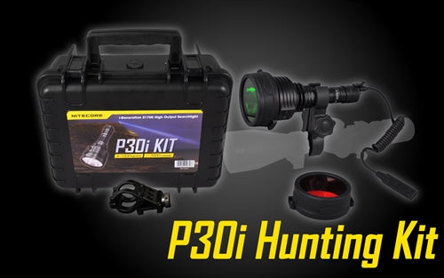 Nitecore P30i 2000 Lumen 1093 Yard Long Throw Flashlight Hunting Kit