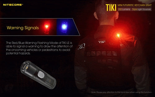 Nitecore TIKI 300 Lumen USB Rechargeable Keychain Flashlight