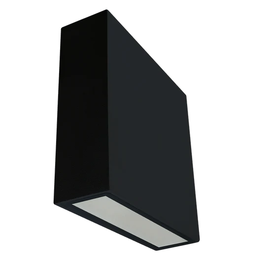 LUXRITE 15W UP DOWN WALL SCONCE BLACK 3CCT LR40312