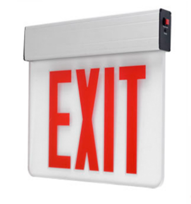 UNIVERSAL MOUNT EDGE LIT EXIT SIGN - NYC CODE APPROVED