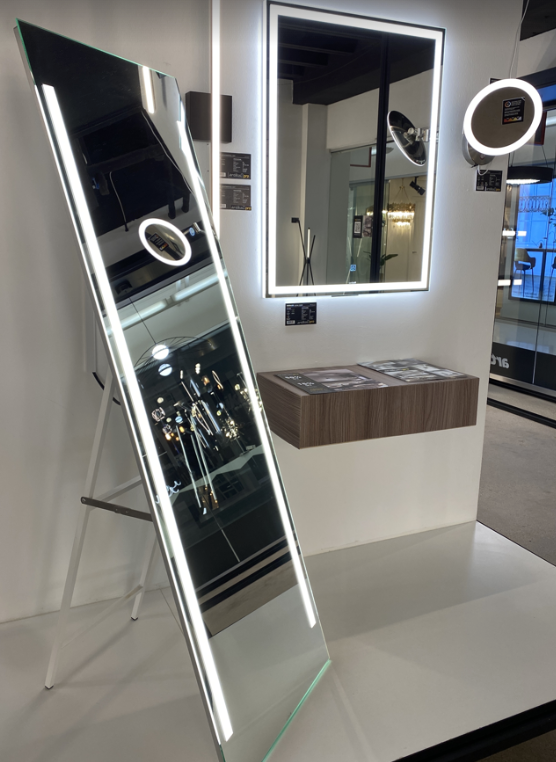 Artika Emeraude Floor Mirror Light Fixture