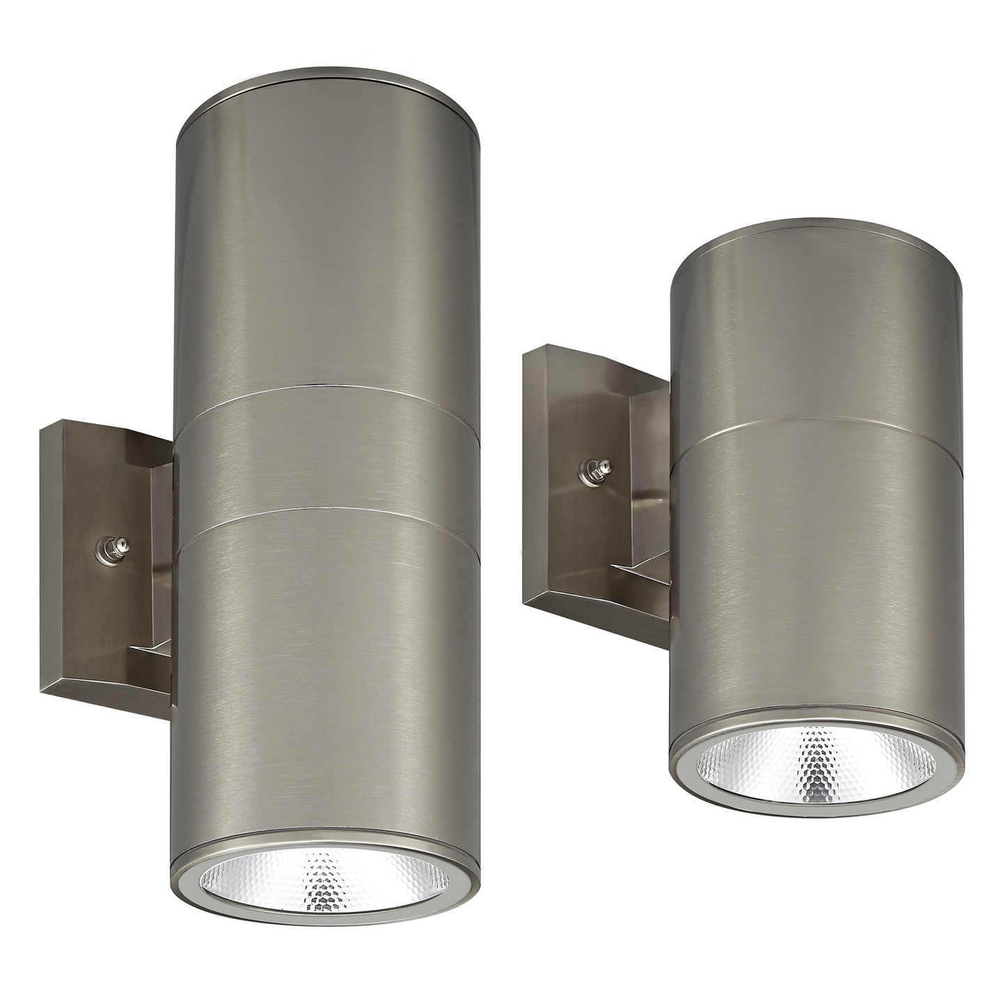 LED Round Outdoor Wall Cylinder- Up and Down Light