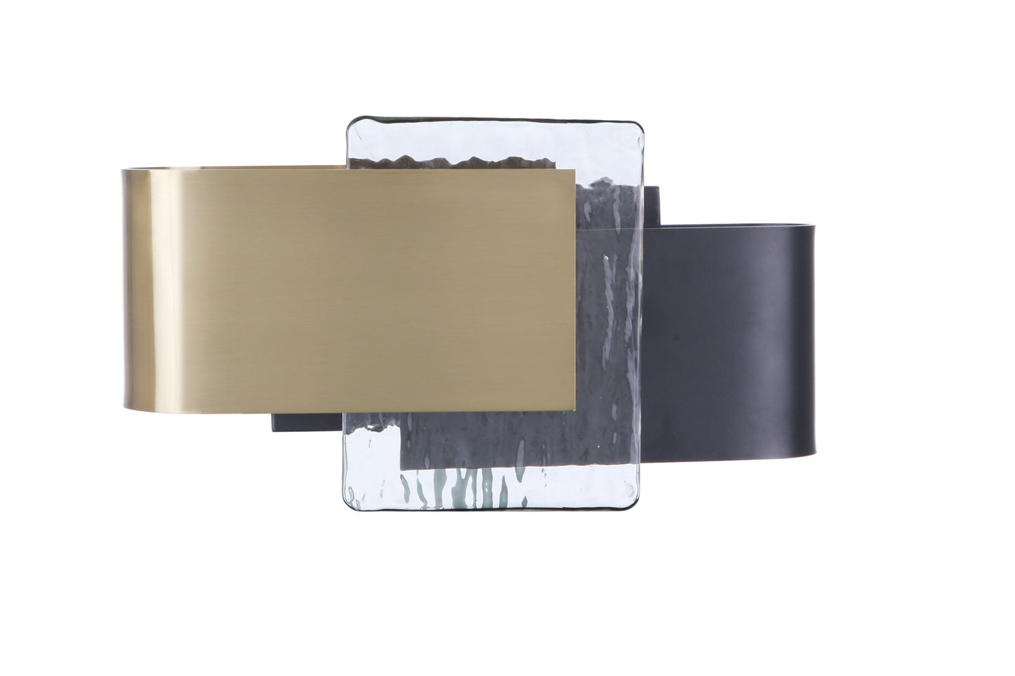 Craftmade - LED Wall Sconce - LED Light - Flat Black / Satin Brass