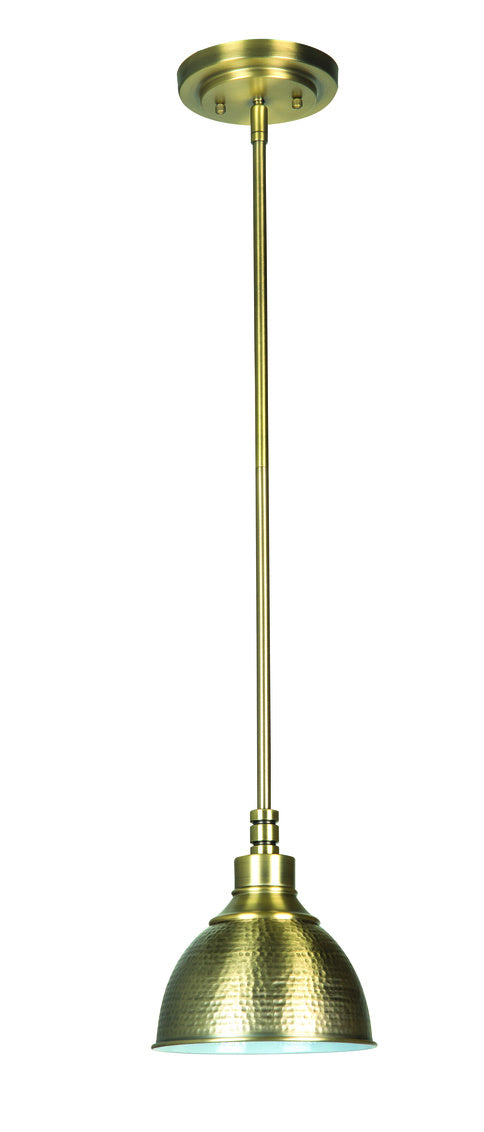 Craftmade - Timarron 1 Light Mini Pendant in Legacy Brass