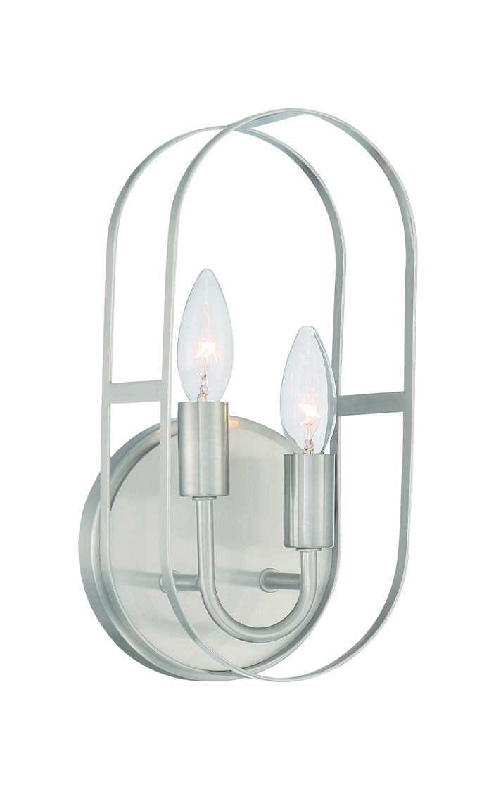 Craftmade - Mindful 2 Light Sconce - BNK , Damp rated