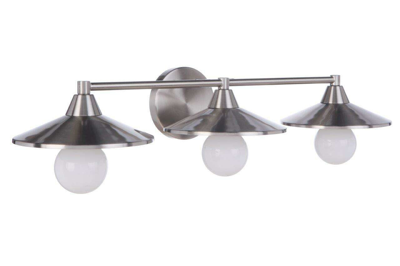 Craftmade - Isaac 3 Light Vanity in Brushed Polished Nickel