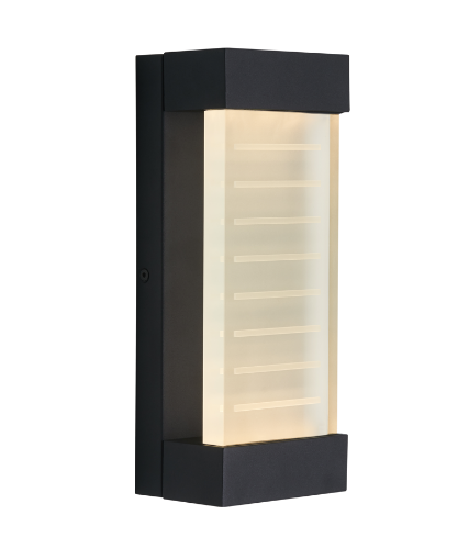 Artika Percy Outdoor LED-Int. Wall Light Black