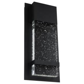 Sunlite LED Wall Sconce with Rain Glass Panel