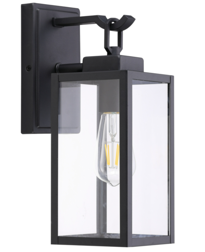 ASD Outdoor Wall Lantern with LED Filament Bulb